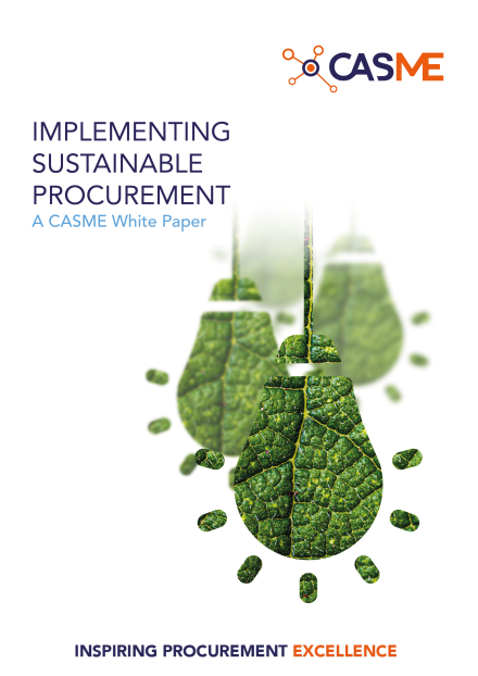 Implementing Sustainable Procurement | CASME